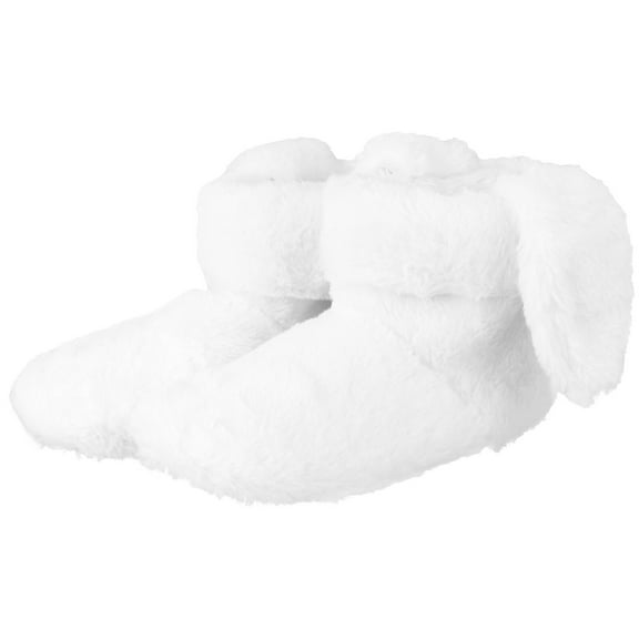 SILENRADAWN Warm Boots for Women 1 Pair in White Plush Material for Autumn Winter