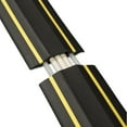 thumbnail image 2 of D-Line Medium-Duty Floor Cable Cover, 3.25 x 0.5 x 6 ft, Black with Yellow Stripe, Each, 2 of 3