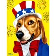 thumbnail image 1 of Carolines Treasures AMB1337CHF Unble Sams USA Beagle Drapeau Toile Maison Taille, 1 of 4