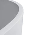 thumbnail image 3 of Vanity Art VA6913-ML 67 x 34 x 21.5 in. Freestanding Solid Surface Resin Soaking Bathtub with Slotted Overflow & Pop-Up Drain, Matte White, 3 of 10