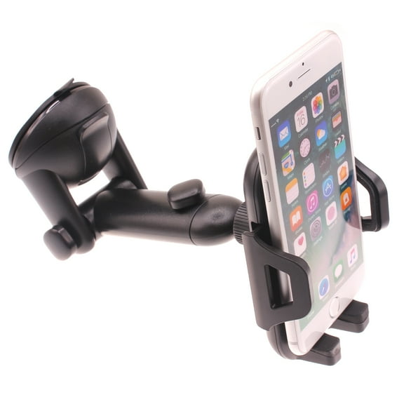 Dash Car Mount for Samsung Galaxy S25/Ultra/Plus - Windshield Holder Telescopic Cradle Swivel