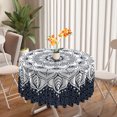 thumbnail image 2 of DEELLEEO Nappe Circulaire Mandala 63 Pouces Imperméable Housse de Table de Terrasse Simple avec Motif Rétro Tapisserie Rideau, 2 of 7