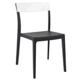 thumbnail image 1 of Compamia Flash Patio Dining Chair in Black Transparent Clear, 1 of 8