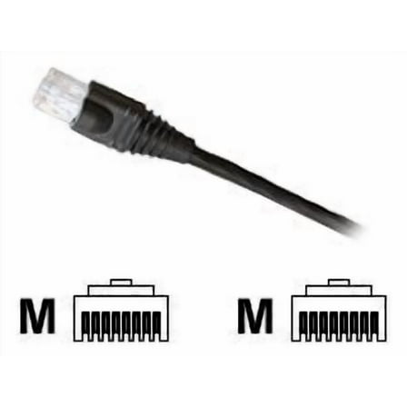 Leviton eXtreme 6  - Patch cable - RJ-45 (M) to RJ-45 (M) - 5 ft - UTP - CAT 6e - booted, stranded - black