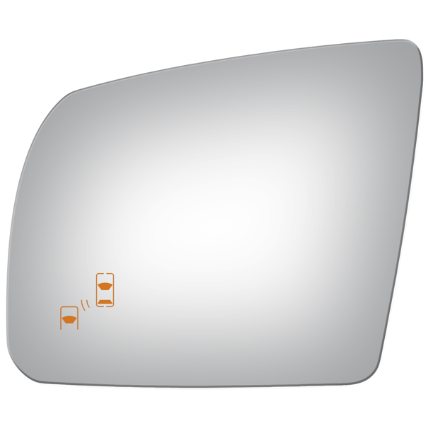 Flat Driver Side Replacement Mirror Glass For 20142020 Toyota Tundra