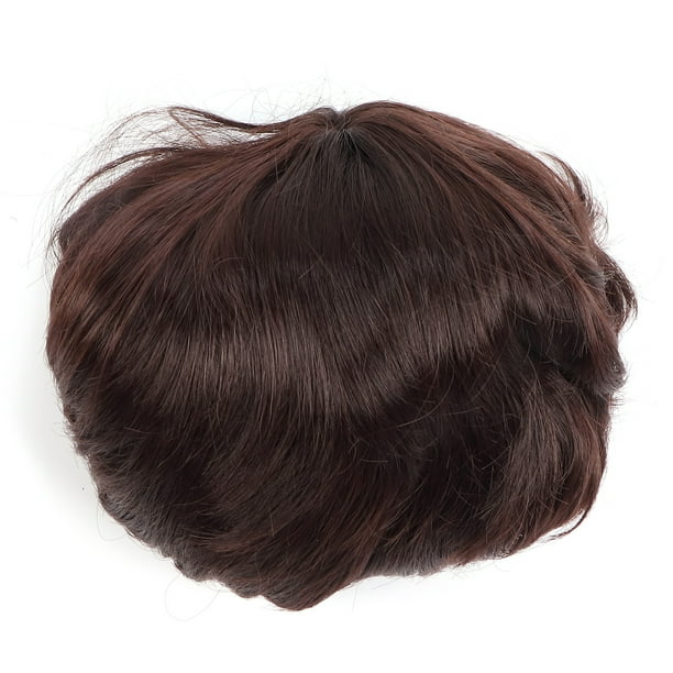 Peluca Para Hombres, Niveles De Textura Prominentes Natural Sin Deformación Versátil Reemplazo De Cabello Para Hombres Guapo Cómodo Para Uso Diario Para Halloween ANGGREK Otros