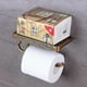 thumbnail image 3 of Portarrollos de papel higiénico vintage retro, porta rollos de papel higiénico antiguo de pared, porta rollos de papel higiénico, 3 of 4