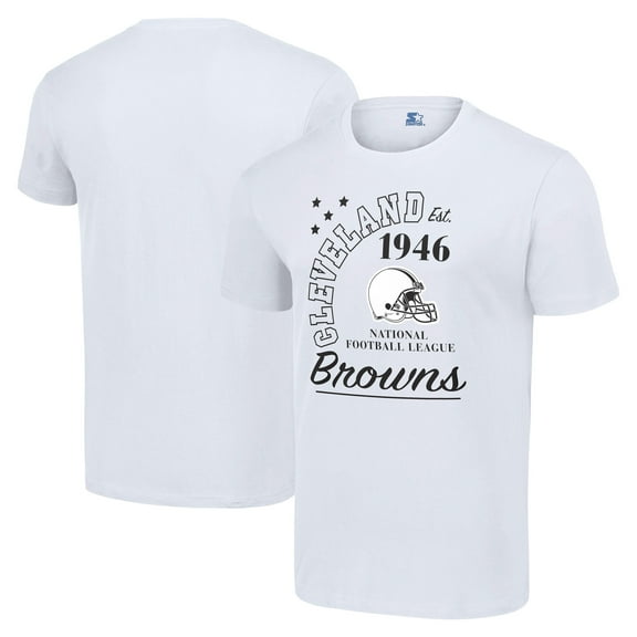 Men's Starter White Cleveland Browns Arch City T-Shirt