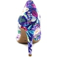 thumbnail image 2 of Bar III Womens Joella Pointed Toe Classic Pumps, Blue Floral, Size 7.5, 2 of 5