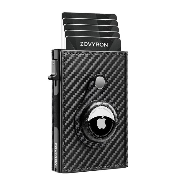 Cartera inteligente ZOVYRON Airtag para hombre, RFID, diseño delgado