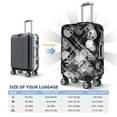 thumbnail image 6 of Haiem Seamless Pattern With Skulls Luggage Cover,Durable, Washable Suitcase Protector With Anti-Scratch Technology - Keep Your Luggage Looking New Small, 6 of 9