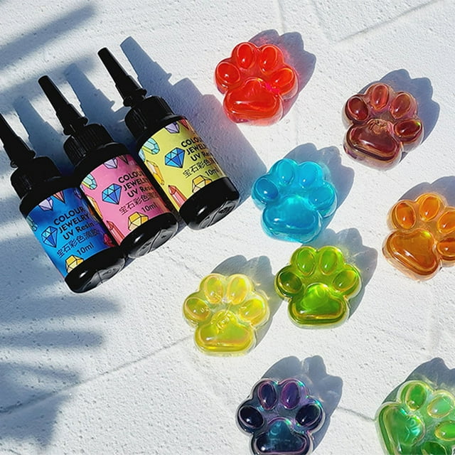 Resina UV, Resina UV Transparente, Boquilla Especial Ampliamente Utilizada, 12 Piezas Para Manualidades