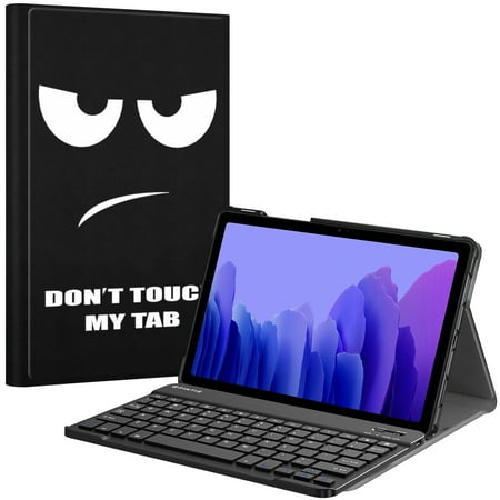 Fintie Keyboard Case for Samsung Galaxy Tab A7 10.4 2022/2020 Model (SM-T500/T503/T505/T507/T509), Slim Lightweight Stand Cover with Magnetically Detachable Wireless Bluetooth Keyboard, Don't Touch