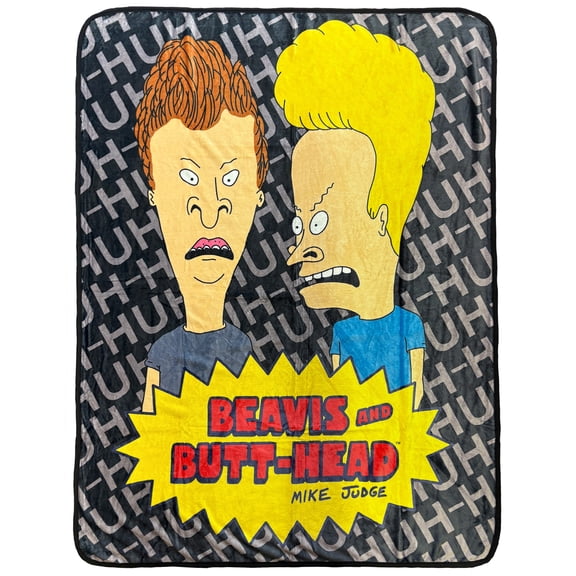 Beavis And Butthead Blanket Huh-huh 90s TV Series Throw 45" X 60"