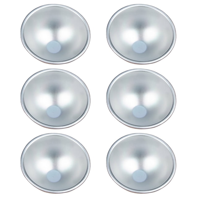 Moldes de aleación de aleación de aluminio 6 unids Molde de cupcake de pastel antiadherente Molde de cupcake
