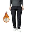 thumbnail image 2 of QHFBli Mens Baggy Jeans Men's Winter Outdoor Fashionable Slim Fit Velvet Jeans, 2 of 6