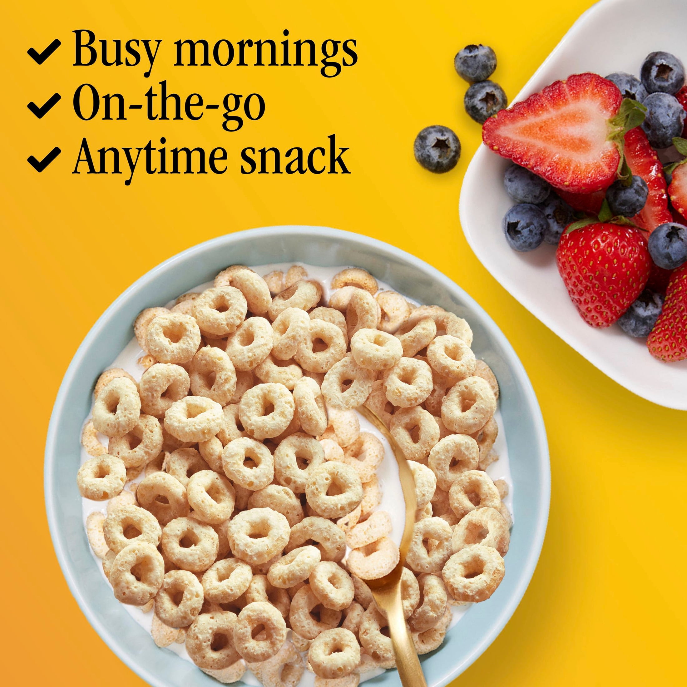 Frosted Lemon Cheerios Cereal, Gluten Free, Limited Edition, Family Size, 18.5 oz