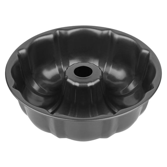 Bakeware Cake Pan 95 Inch Fluted Tube Pan for Baking with Nonstick Coating 12-Cup Heavy Duty Steel Pan for Bavarian Bundtlette Browne Meat Pie and More