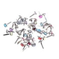 thumbnail image 4 of UPOUART 50Ensemble Mini Brads pour Projets de Scrapbooking et Diy Attaches Rondes, 4 of 7