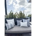 thumbnail image 5 of Seaside Smooth Indigo Indoor Outdoor Pillow 14x20, 5 of 10
