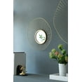 thumbnail image 5 of CC Home Furnishings Abstract Forged Iron Wall Mirrors - 26" - Gold - Set of 3, 5 of 9