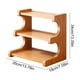 thumbnail image 3 of Estante de madera para tazas | Organizador de 3 niveles para tazas de café | Estante multifuncional para armario de cocina | 35 x 34 x 18 cm, ahorra espacio, 3 of 6