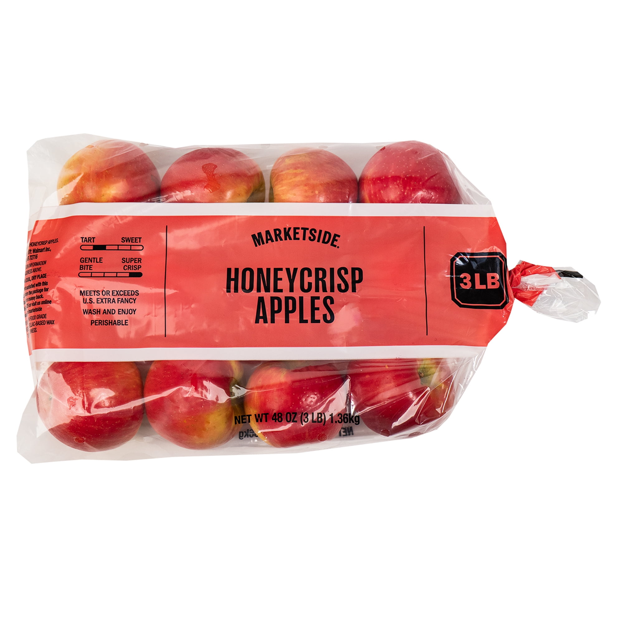 Fresh Honeycrisp Apples, 3 lb Bag