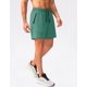 thumbnail image 2 of Pantalones cortos para correr Pudolla para hombre, entrenamiento, atlético, verde, 3XL, 2 of 7