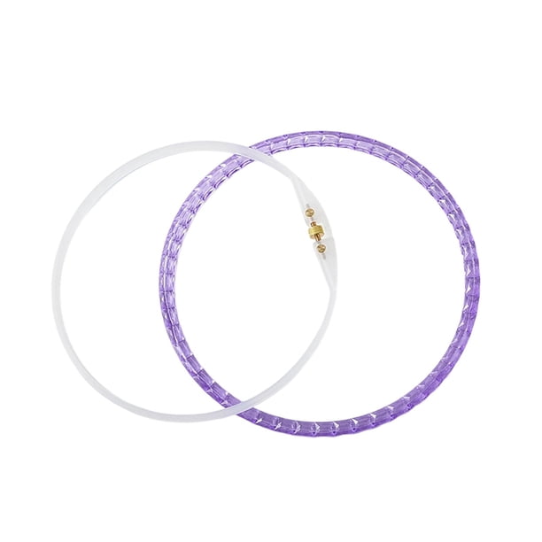 Aro de bordado decorativo ligero para regalo, anillo de punto de cruz, tornillo redondo de cobre 21 cm