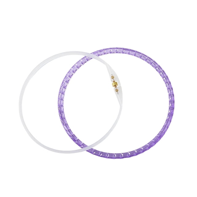 KLKCMS Embroidery Hoop Adjustable Cross Stitch Ring for Sewing Art Craft Needlework 21cm