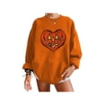 thumbnail image 1 of Sunloudy Sudadera casual de Halloween para mujer, jersey de manga larga con cuello redondo y estampado de calabaza para adultos Sunloudy  moda, 1 of 3
