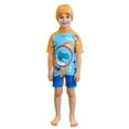 thumbnail image 4 of MAIHAN One Piece Swimsuit,Boys Dinosaur Swimsuit with Hood|Rash Guard Sun Protection Swimwear for Kids|SwimSuits for Pool, Beach, Water Park(Light Blue1,4-5 Years), 4 of 4