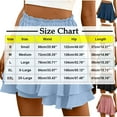 thumbnail image 3 of Kaemgyyd Flowy Shorts for Women Cute Boho Ruffle Tiered Beach Vaction Shorts Trendy Drawstring High Waist Mini Shorts, 3 of 7