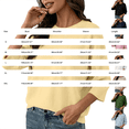 thumbnail image 3 of Breezora Women's Summer Casual Knit Tops 3/4 Sleeve Crew Neck Lightweight Ribbed Pullover Sweater For Weekend Outing, 3 of 7