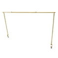thumbnail image 5 of Gold Metal 3.28ft Tall Over the Table Rod Stand, Adjustable Gold Metal Table Arch Stand, Table Clamp Stand, 5 of 21