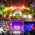 thumbnail image 7 of Simzone 4 Pack Dj Party Lights with Sound Activated Remote Control & DMX Control 36 LED Par Light Stage Lighting Uplights for Wedding Club Music Show Christmas Holiday Party Lighting, 7 of 7