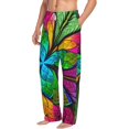 thumbnail image 6 of Salouo Multicolored Beautiful Flower Print Pajama Pants for Men, Lounge Pants Elastic Waistband Casual Men's sleepwear Loungewear Sleep Pajama Pant -X-Large, 6 of 7