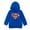 Superman, blue, variant on DC Comics Justice League The Flash Big Boys Fleece Pullover Hoodie Toddler to Big Kid
