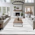 thumbnail image 4 of Gray Area Rug 6x9 FT, Non Slip Living Room Throw Carpet, Abstract Lines Gradient Minimalist Modern Texture Washable Soft Large Floor Carpet Non-Shedding Rug for Bedroom Dining Room Play Room, 4 of 9