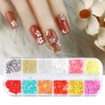thumbnail image 4 of UDIYO 1 Box Nail Decoration Exquisite Shape Waterproof Resin Cherry Blossom Petal Leaves DIY Nail Art Decorations Nail Supplies, 4 of 7