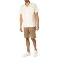 thumbnail image 6 of Pompeii Texture Short Sleeved Shirt, White, 6 of 7