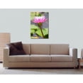 thumbnail image 2 of wall26 - Canvas Prints Wall Art - Pink Lotus and Dragonfly Make Heart Shape | Modern Wall Decor/Home Decoration Stretched Gallery Canvas Wrap Giclee Print. Ready to Hang - 32" x 48", 2 of 4