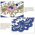 thumbnail image 3 of 2 Paquetes salvamanteles Unique Bargains Encaje Retro 12X16 pulgadas Ovalado Azul oscuro, 3 of 7