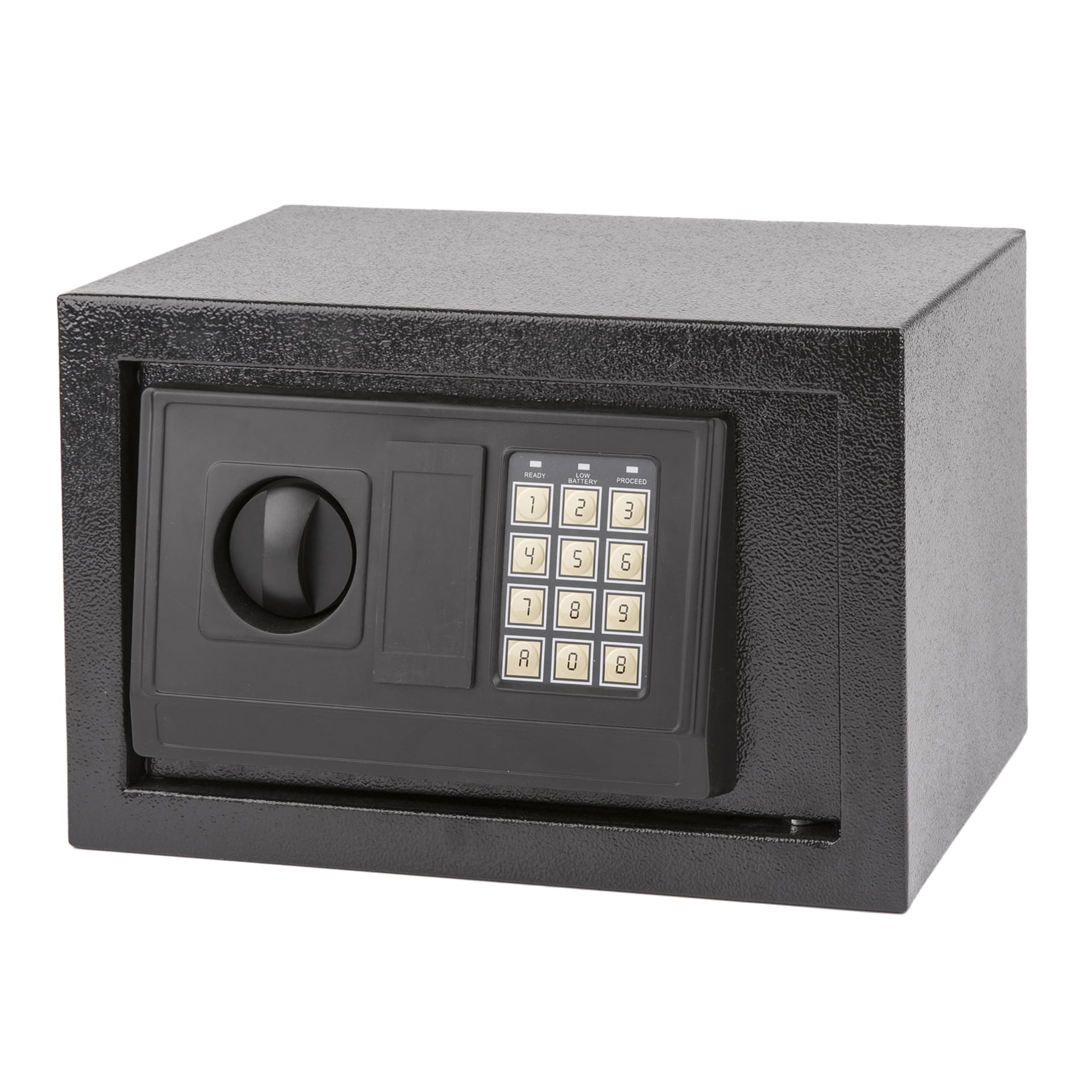 Safety Box Security Steel Safe with Keys Money Cash Safety Box Black Strong Box 