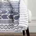 thumbnail image 2 of Manta Hygge Geo Lush Decor Azul marino Blanco 16T003160, 2 of 2