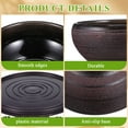 thumbnail image 3 of Worgeous 1 Set Ceramic Hydroponic Daffodil Planter Flower Pot Water Lily Pot with Base, 3 of 8