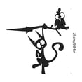 thumbnail image 3 of Estaca decorativa de metal para jardín exterior – Adorno de hierro para jardín, ideal para cercas, césped, macizos de flores, patios y decoración de granjas, con acabado resistente a la intemperie., 3 of 6