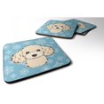 thumbnail image 1 of ""Caroline'S Treasures Bb1692Fc Posavasos de espuma con diseño de caniche y copo de nieve (juego de 4) 3,5"""" Multicolor"", 1 of 1