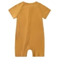 thumbnail image 5 of WIBACKER 3M-3T Baby Girls Ribbed Bamboo Viscose Short Pajamas, 2 Way Zipper One-Piece Short Sleeve Sleepers, 5 of 11