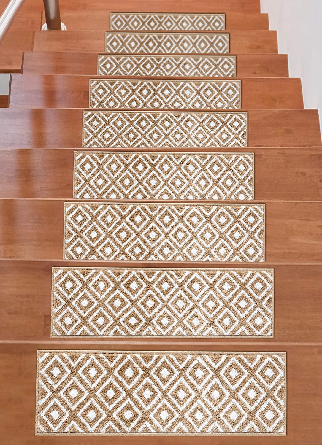 13 Step Indoor Stair Treads Staircase Step Rug Carpet  8'' x 24''  0082. 